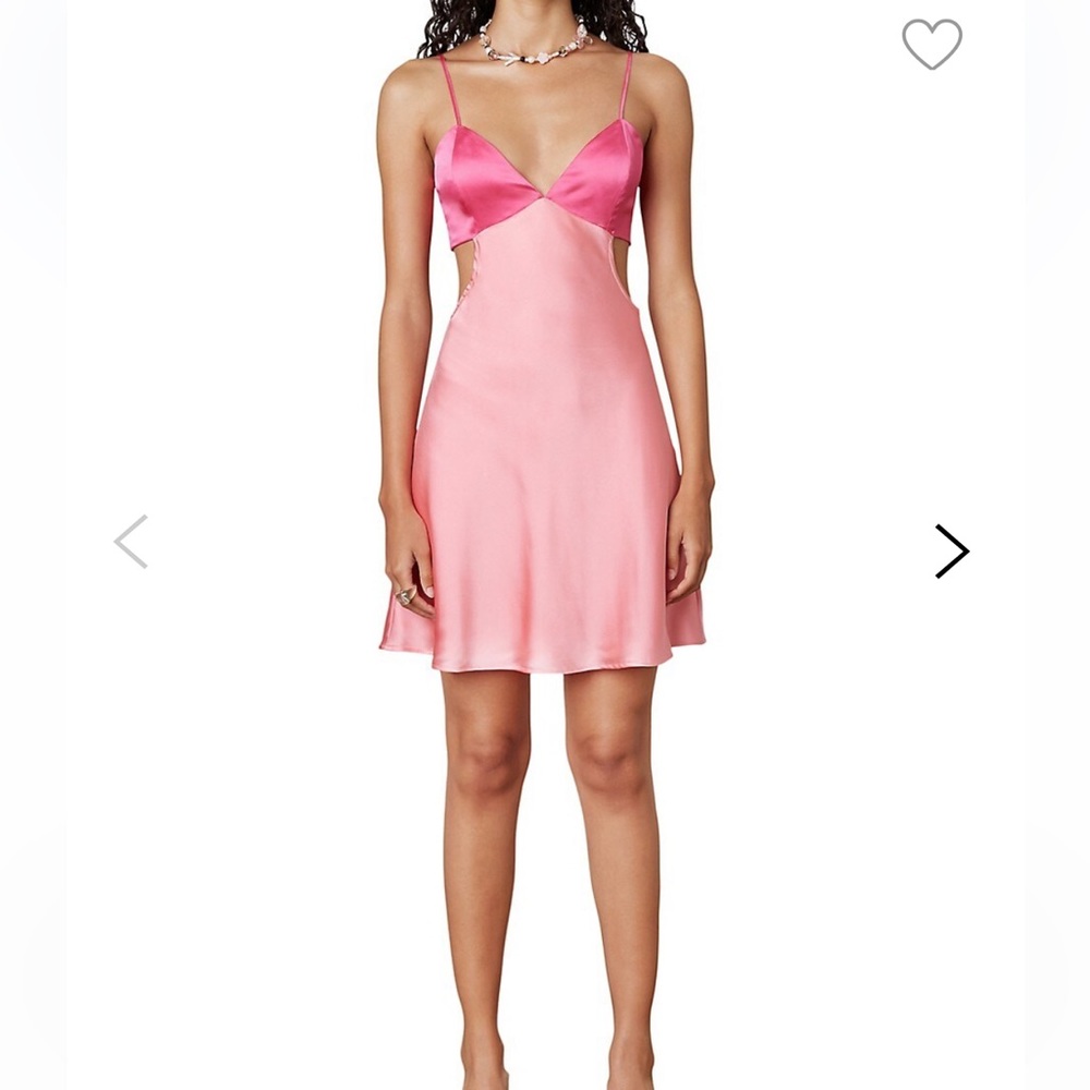 NIA Cutout Fit-&-Flare Mini Dress size medium